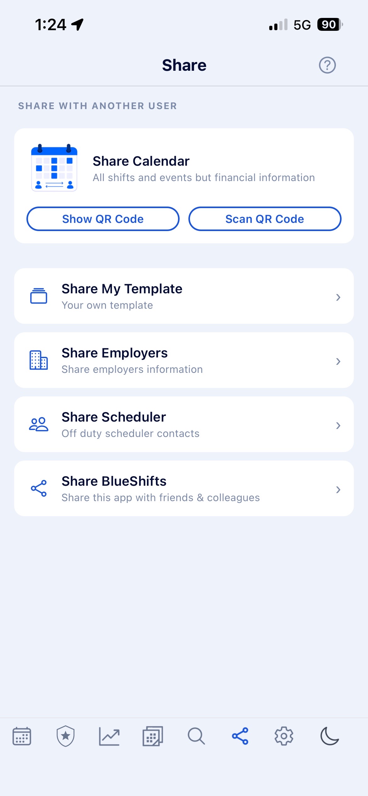 BlueShifts share options